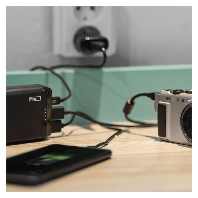 Power bank EMOS Alpha2 20, 20 000 mAh, 10 W, čierny 6