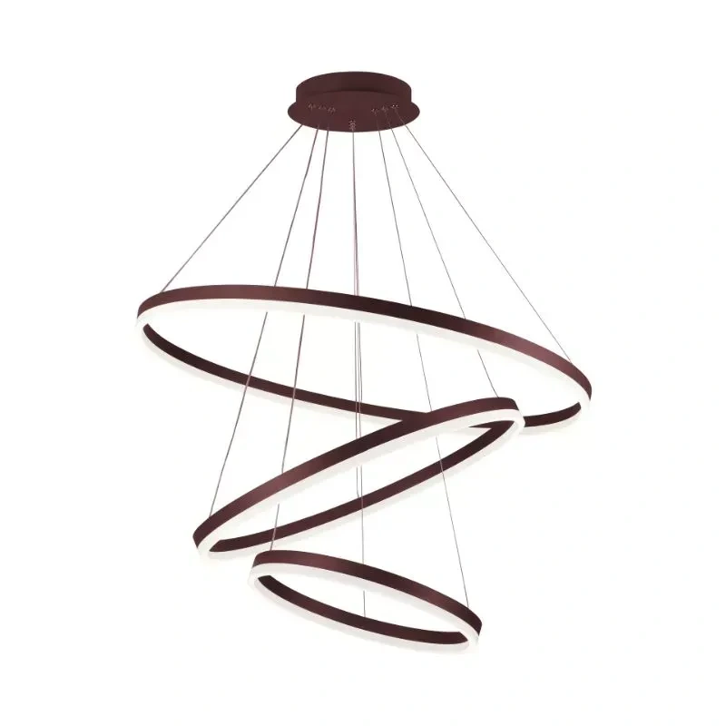 LED závesné svietidlo na lanku + diaľkový ovládač 125W - J4313/BR 9