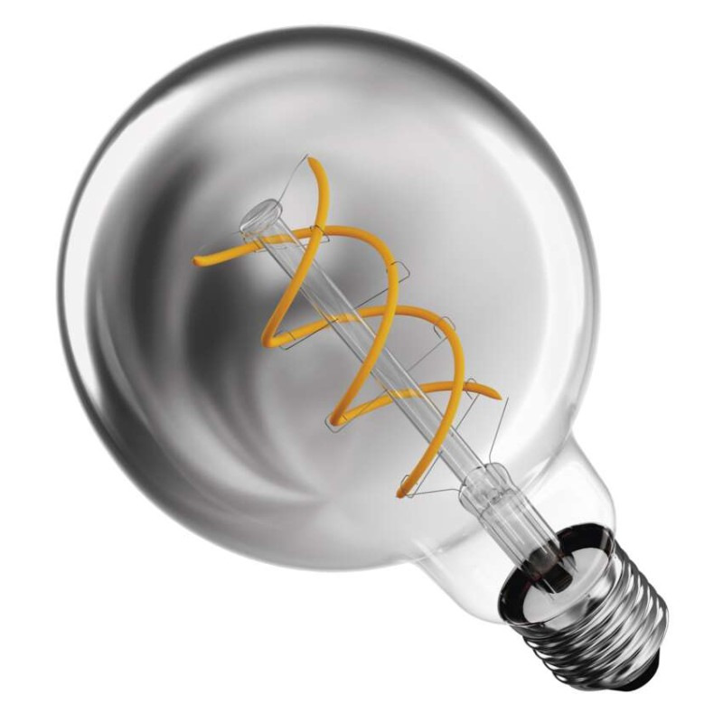 LED žiarovka DECO SMOKED G95 / E27 / 4,5 W (19 W) / 180 lm / flame 5