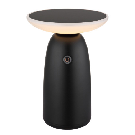 Solárne sv., hliník čierny matný, plast čierny matný/biely, dotykový stmievač, pamäť, bez adaptéra, 4