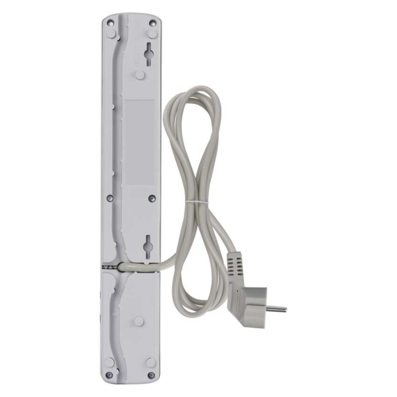 Prepäťová ochrana – 5 zásuviek 1,5m, sivá 2