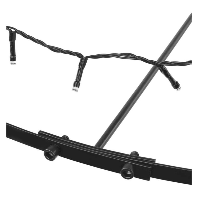 LED svietiaci stromček, 180 cm, vonk. a vnút., teplá biela 7