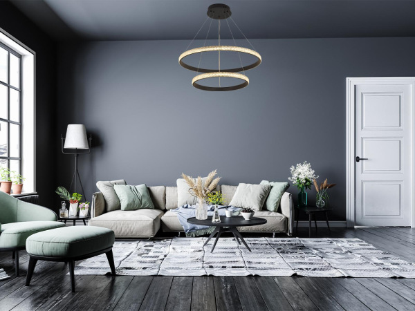 LED závesná lampa na lanku + diaľkový ovládač 65W - J4388/B 2