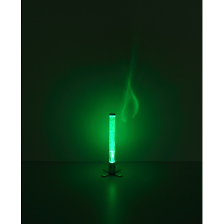 Stojanové svietidlo, plast sivý a priehľadný, čierny PVC kábel, s vypínačom na kábli, RGB zmena farb 11