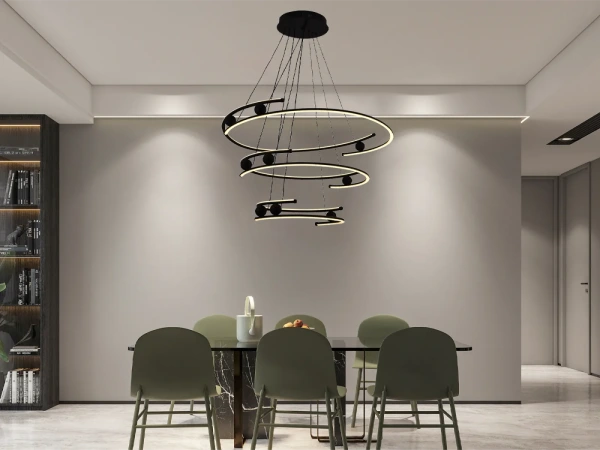 LED visiaca lampa na lanku + diaľkový ovládač 170W - J4347/B 3