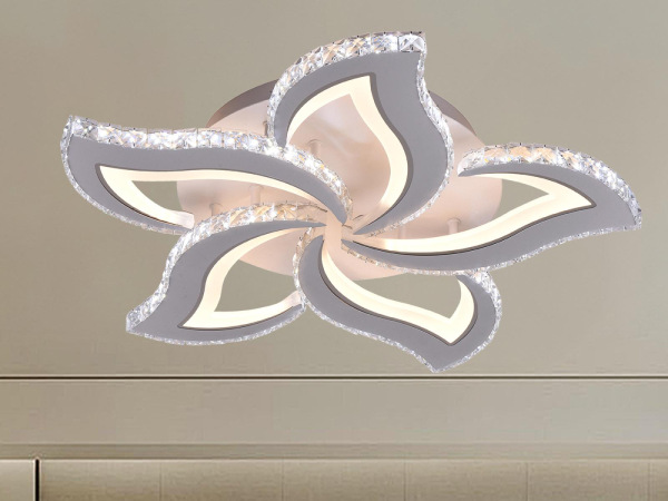 LED stropný luster + diaľkový ovládač 100W - J3336/W 12