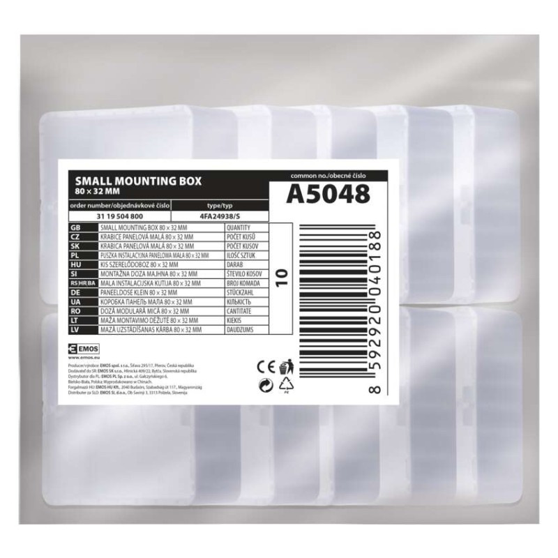 Krabica LK 80×28R/1 3