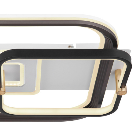 Stropné svietidlo, kov biely, čierny a sivý, akryl opál, stmievateľné, viackrokové ovládanie cez nás 5