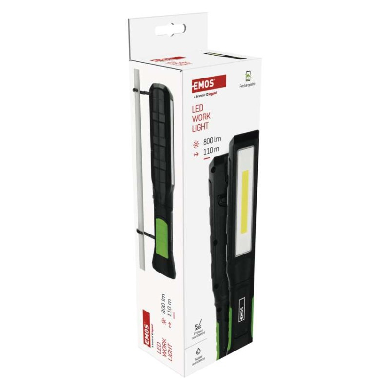 Nabíjacie prac. svietidlo COB LED+LED P4544, 800 lm, 2000 mAh 9