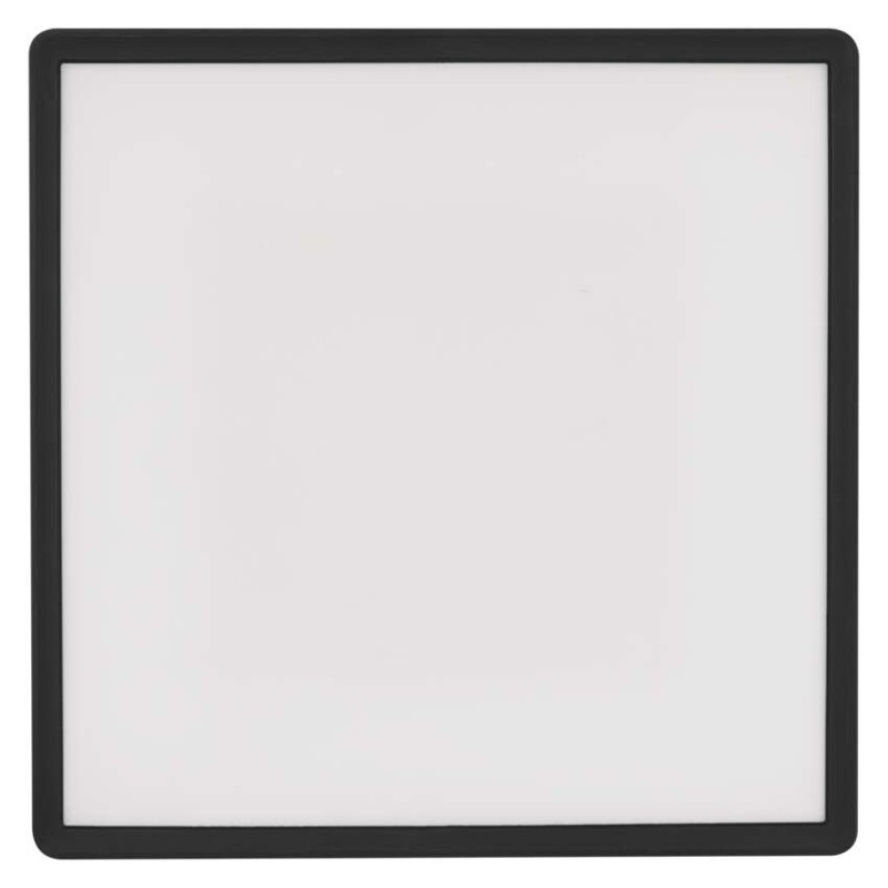 LED prisadené svietidlo FLORI štvorcový, čierné, 22W, neutrálna biela 9