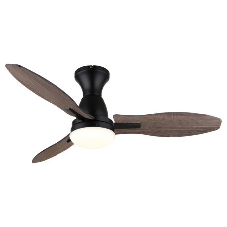 Stropný ventilátor, kov čierny, plast vzhľad dreva, plast biely, niekoľko úrovní pomocou nástenného 13