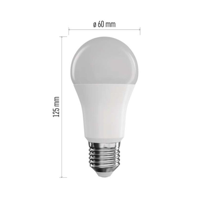 LED žiarovka GoSmart A60 / E27 / 11 W (75 W) / 1 050 lm / RGB / stmievateľná / WiFi 1