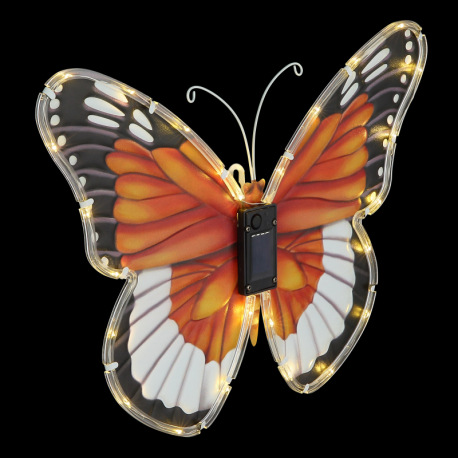 Solárne svietidlo, plast farebný/čierny matný/priehľadný, vypínač, batéria súčasťou balenia AAA 200m 2