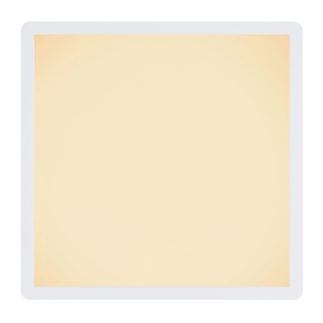 Stropné svietidlo, plast biely/satinovaný, plast biely, podsvietenie, 3 úrovne osvetlenia pomocou ná 4