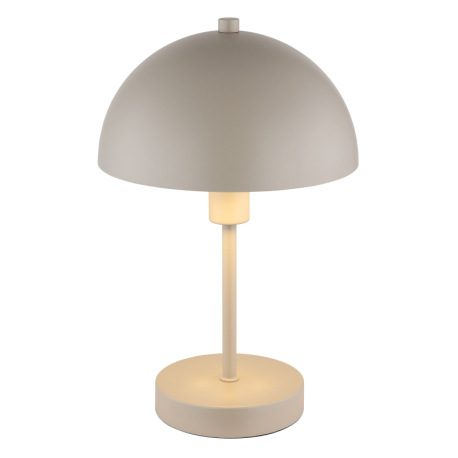 Stolná lampa, kov, piesková matná, kábel PVC priehľadný, kolískový vypínač na kábli, ø: 200mm, V: 31 3