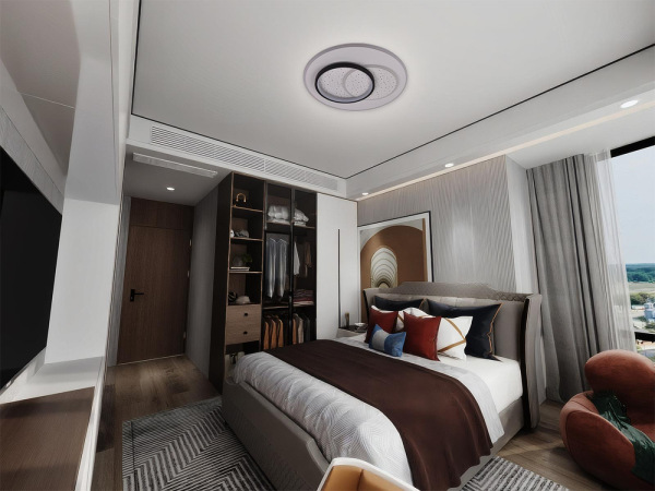 LED stropná lampa + diaľkový ovládač 85W - J1358/W 11