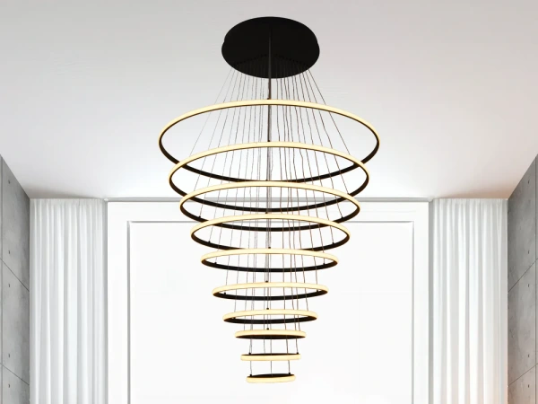 LED závesné svietidlo s diaľkovým ovládačom 365W - J4373/B 5