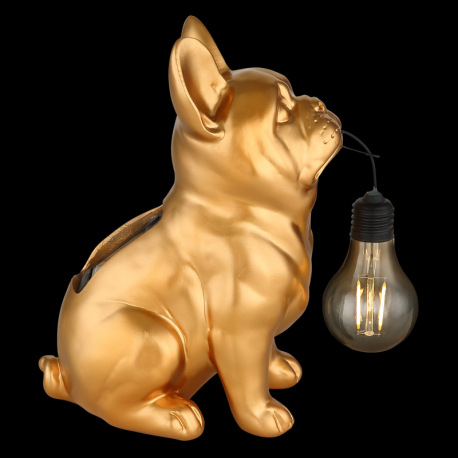 Solárne svietidlo, plast zlatý/čierny/jantár matný, vypínač, batéria súčasťou balenia AA 300mAh 1,2V 5