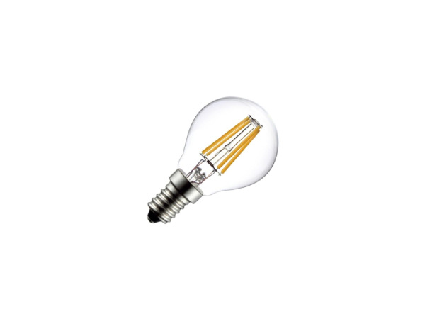 LED žiarovka /filament 4W - G45 / E14 / 4000K - ZLF822 4