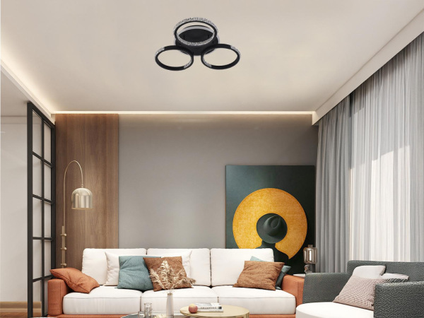 LED stropná lampa + diaľkový ovládač 60W - J3303/B 7