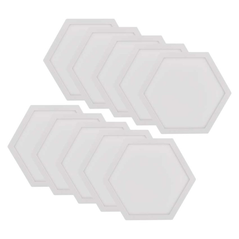 GoSmart LED svietidlo Hexagon, štartovací sada, 10 dielov, 19 W, RGBIC stmievateľné, WiFi 7