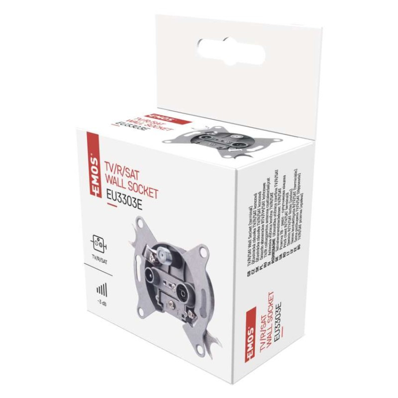 Účastnícka zásuvka EU3303E koncová 2