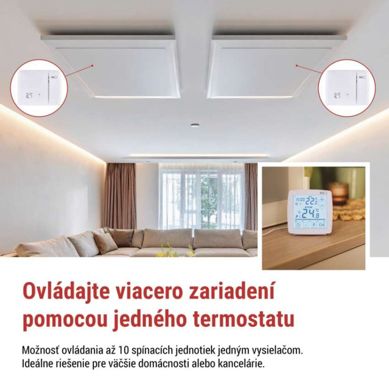 Izbový programovateľný bezdrôtový WiFi GoSmart termostat P56S11 5