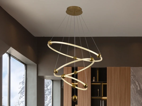 LED visiaca lampa + diaľkový ovládač 45W - J4361/G 6