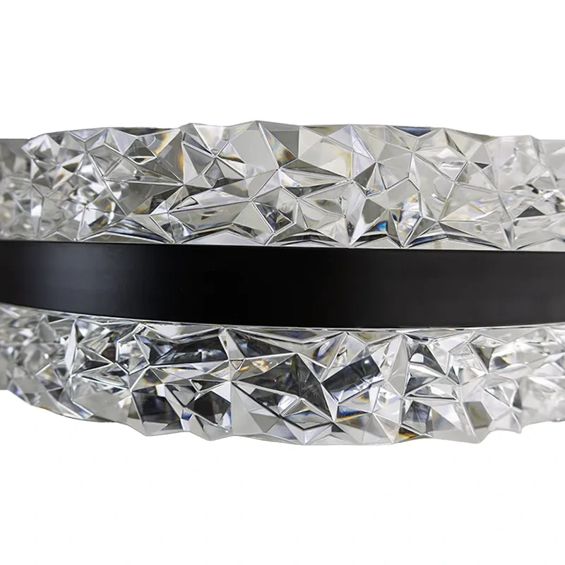 LED luxusné závesné krištáľové svietidlo s diaľkovým ovládačom 80W - TA2303/B 10