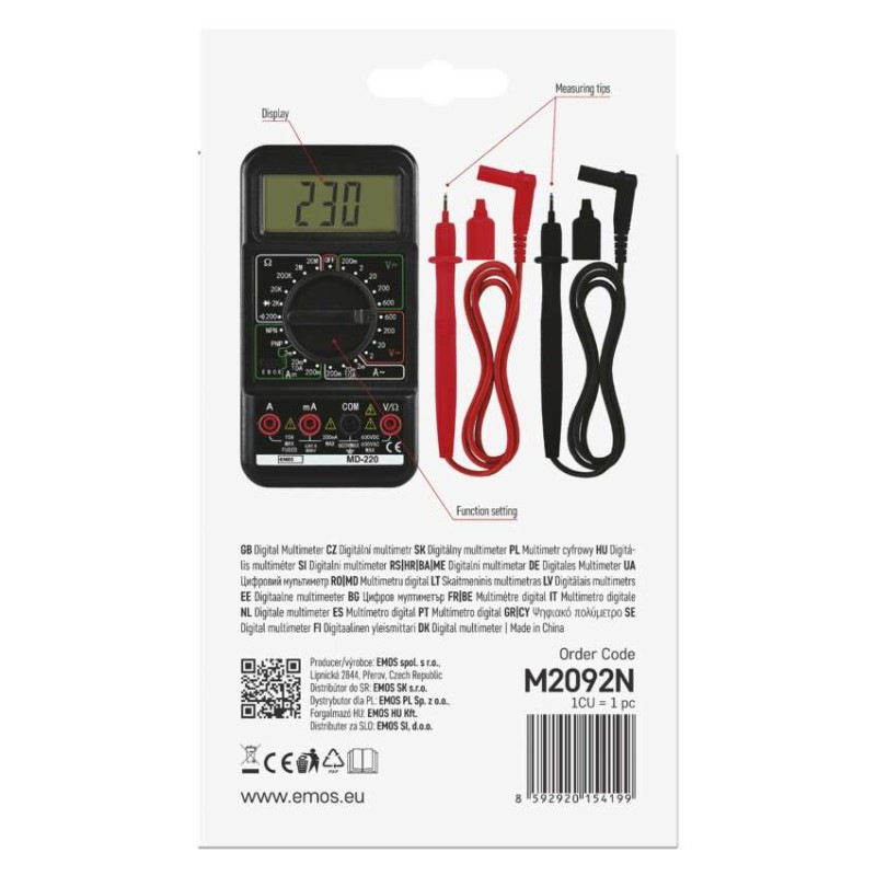 Multimeter MD-220 4