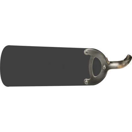 Stropný ventilátor, sklo, nikel matný, MDF grafit a biela, 3 rýchlosti, 2 smery otáčania, ťahový vyp 18