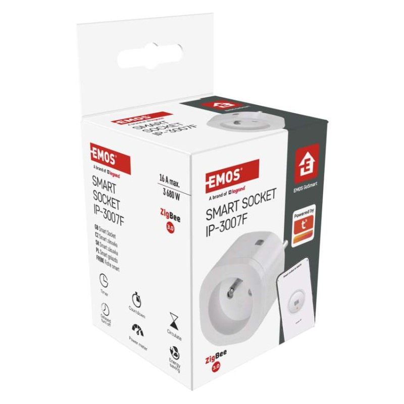 Zásuvka GoSmart Zigbee IP-3007F 8