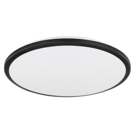 Stropné svietidlo, plast čierny, plast biely, ø: 350 mm, V: 55 mm, vrátane LED 18W 230V, zdroj 2050l 2