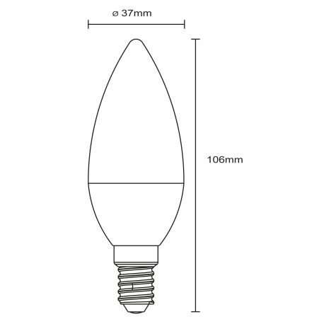 LED žiarovka,plast opál biely, sviečka, RGB+biela, kompatibilné s Google Assistant a Alexa, mobilná 10