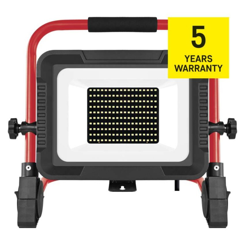 LED reflektor ELION 100W, červeno-čierny, IP65, 16 000 lm, neutrálna biela 5