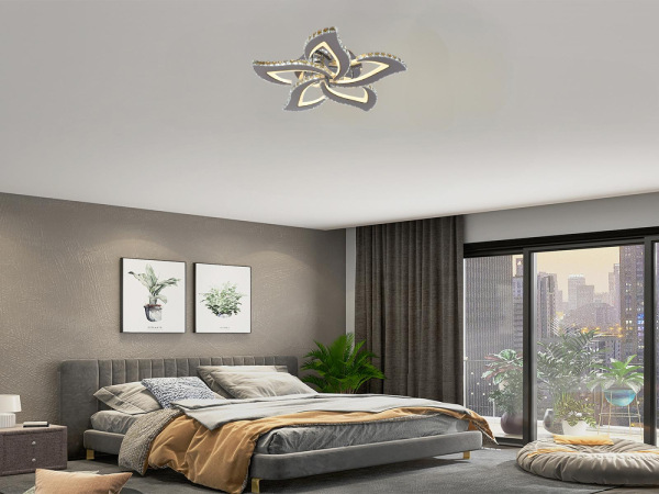 LED stropný luster + diaľkový ovládač 100W - J3336/CH 8