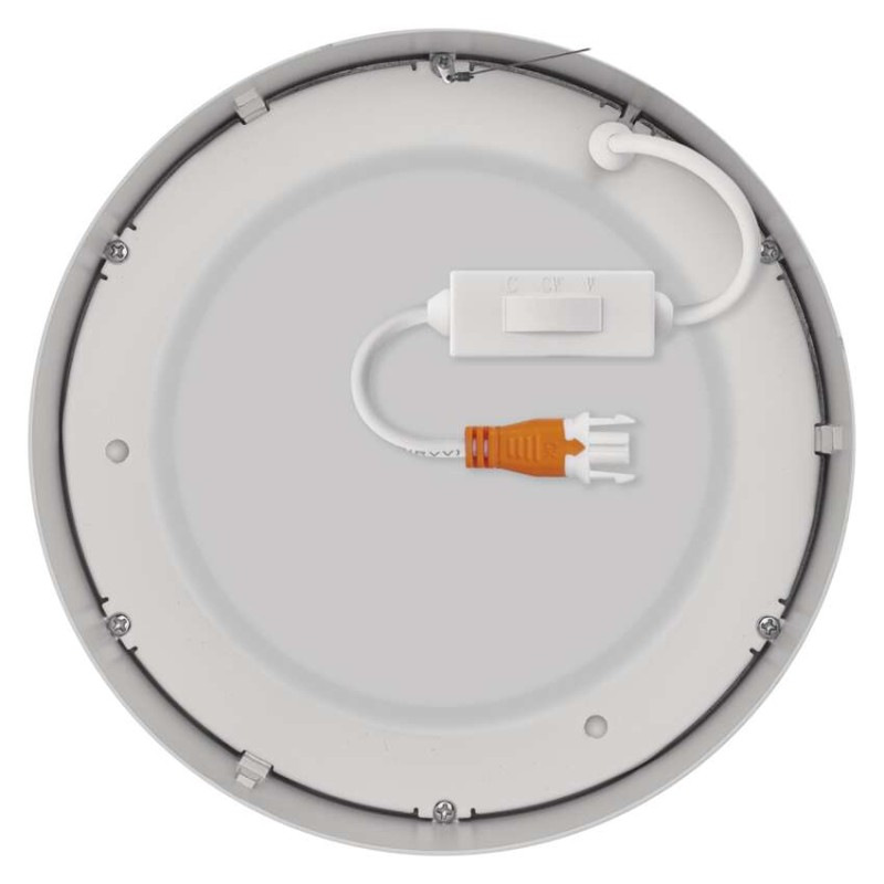 LED prisadené svietidlo, kruhové, biele, 12,5W, CCT 11