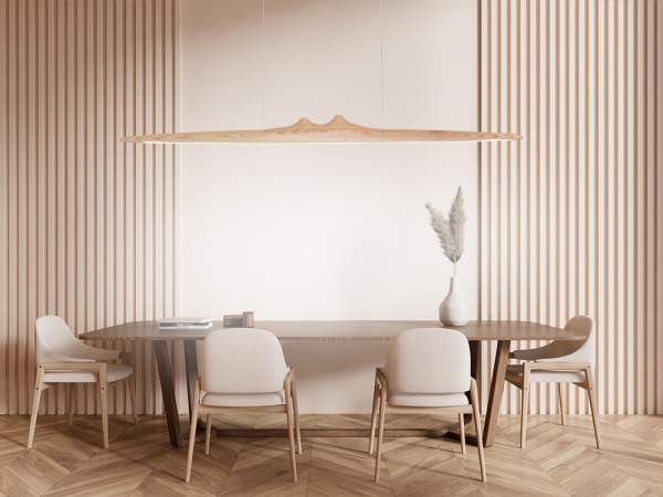 Drevený luster na lanku z masívneho dreva LED 22W / 1200 - WRL0921 1