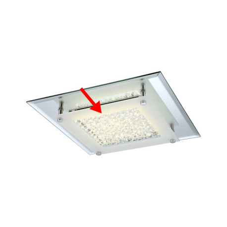 Náhradné sklo pre 49300, s krištáľmi