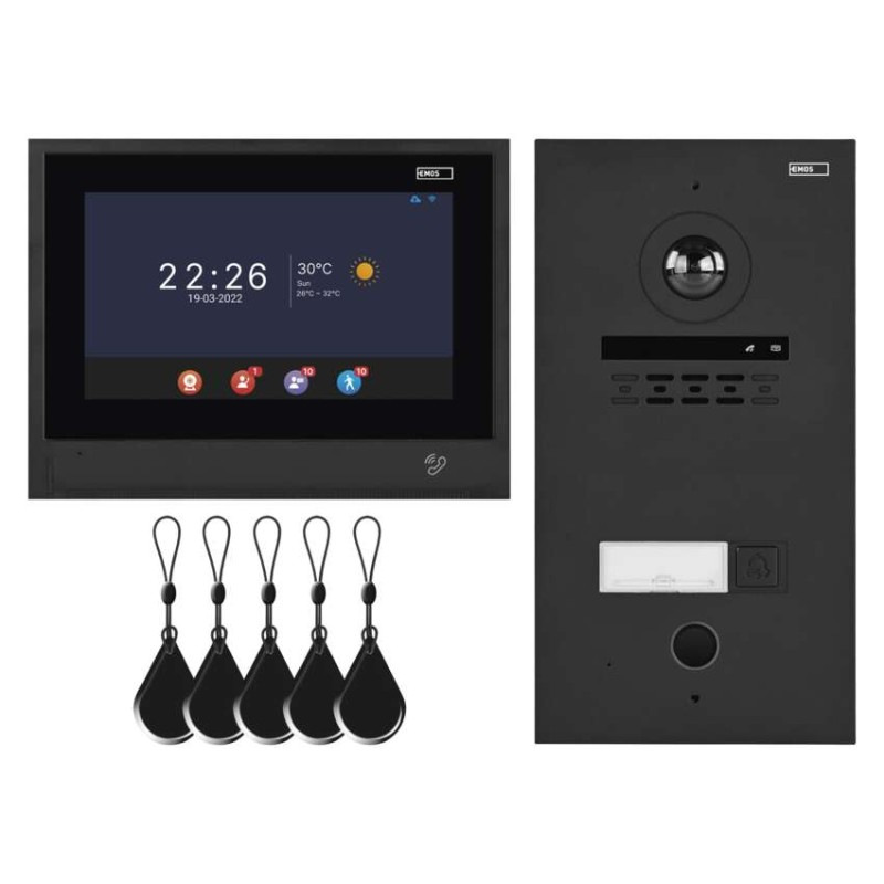 Sada domáceho video vrátnika GoSmart IP-880A 2WIRE s WiFi 9