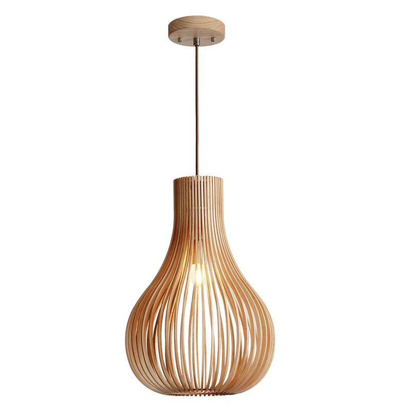 Závesný luster z masívneho dreva E27 / 380 - WRE082 4