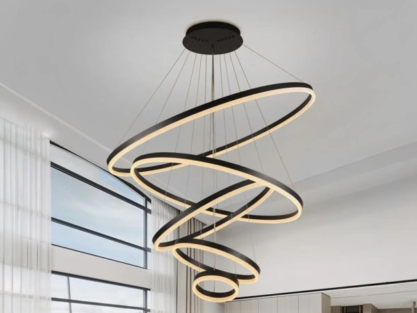 LED závesné svietidlo na lanku + diaľkový ovládač 210W - J4330/B 10