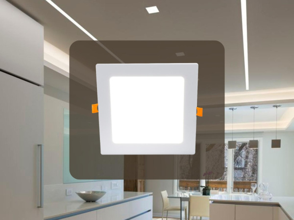 LED vsadený panel 12W / PS / SMD / 4000K / WH - LPL223 3