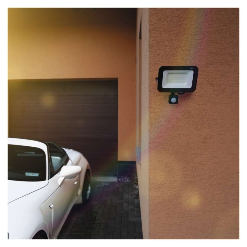 LED reflektor SIMPO s pohybovým čidlom 50 W neutrálna biela 7