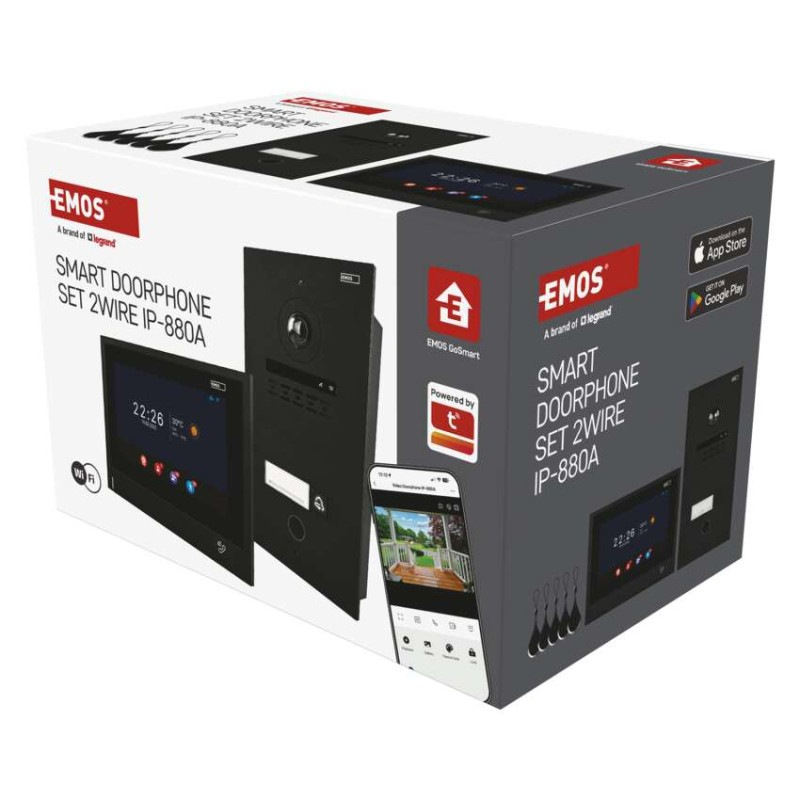 Sada domáceho video vrátnika GoSmart IP-880A 2WIRE s WiFi 12