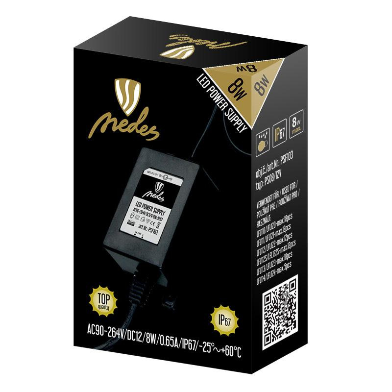 Napájací zdroj 8W pre vonkajšie podlahové svietidlá LFL - PSF103 2