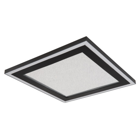 Stropné svietidlo, kov čierny, plast, zrkadlový krištáľový efekt, plast čierny, plast biely, niekoľk 2