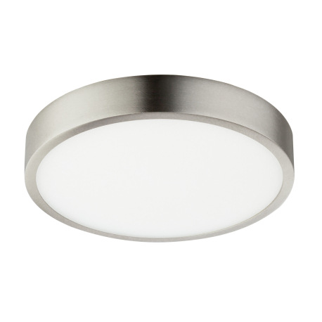 Stropné svietidlo, hliník matný nikel, akryl opál, akrylový opál, stmievateľné, D: 170, H: 26, vráta 10