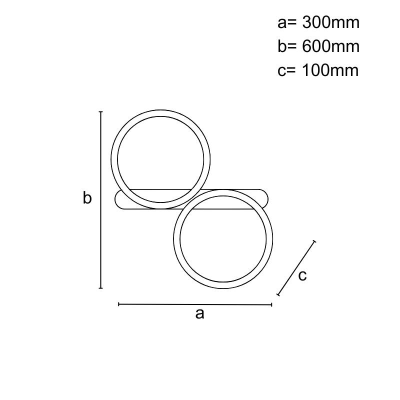 LED stropné svietidlo s diaľkovým ovládačom 60W - J3362/B 3