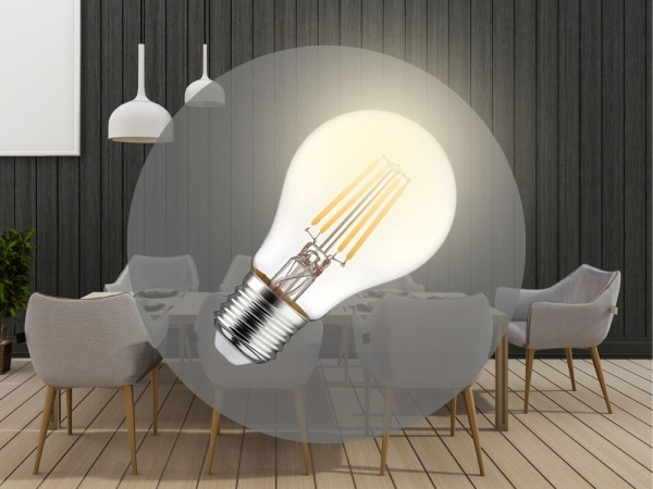 LED žiarovka / filament 6W - A60 / E27 / 3000K - ZLF511 5